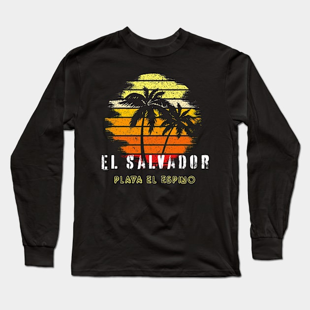 playa el espino El Salvador, playas, Cipote, Pupusas, Salvadorian, Playas, Surf City, El Sunzal, La Libertad, Salvadorian, Long Sleeve T-Shirt by Osmin-Laura